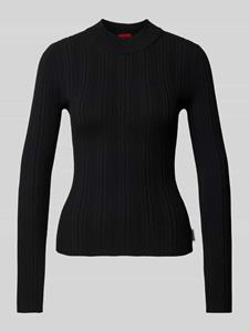 HUGO Gebreide pullover met structuurmotief, model 'Sarphammy'