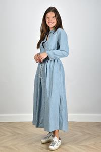 Xirena maxi A-lijn jurk Bowen blauw