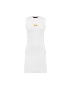 Malelions Women EK2024 Signature Dress - White/Orange