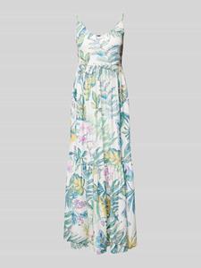 MORE & MORE Maxi-jurk van viscose met bloemenmotief