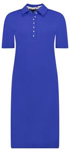 Bloomings Polo jurk royal blue