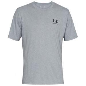 Under Armour  Sportstyle Left Chest S/S - Sportshirt, grijs