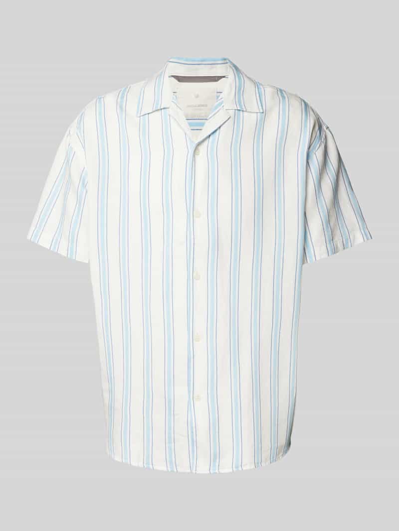 Jack & Jones Premium Regular fit vrijetijdsoverhemd met reverskraag, model 'MONTANA RESORT'