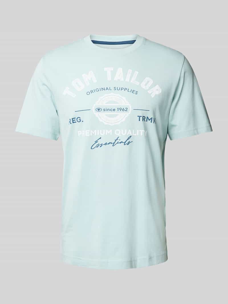 Tom Tailor T-shirt met statementprint voor heren