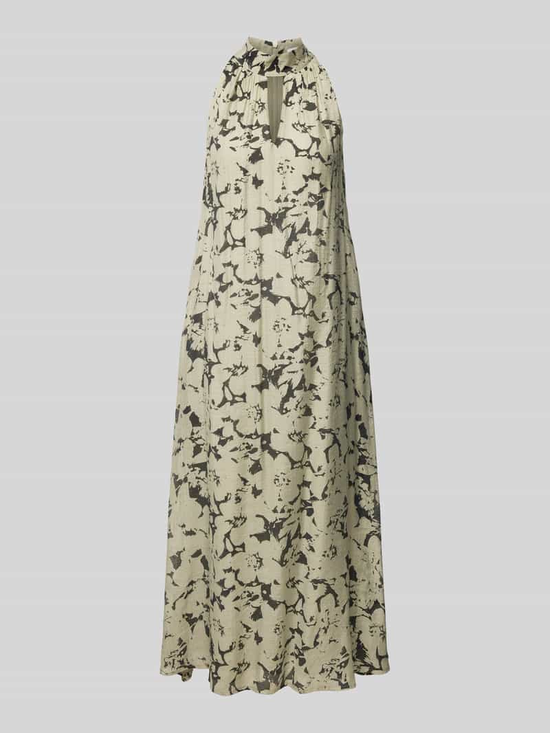 Jake*s Collection Maxi-jurk met druppelvormige hals