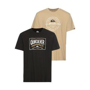 Quiksilver T-shirt (2-delig, Set van 2)