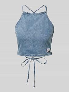 Calvin Klein Jeans Korte top met labelpatch