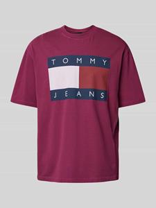 Tommy Jeans T-shirt met labelprint