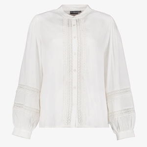 TwoDay dames broderie blouse wit