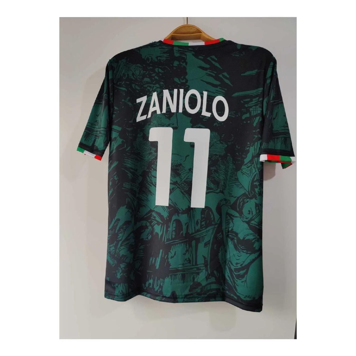 Sports & Travelling Italy 2023/24 New Season Nicolo Zaniolo Special Concept Jersey Green
