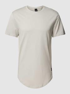 Only & Sons T-shirt met afgeronde zoom, model 'MATT'