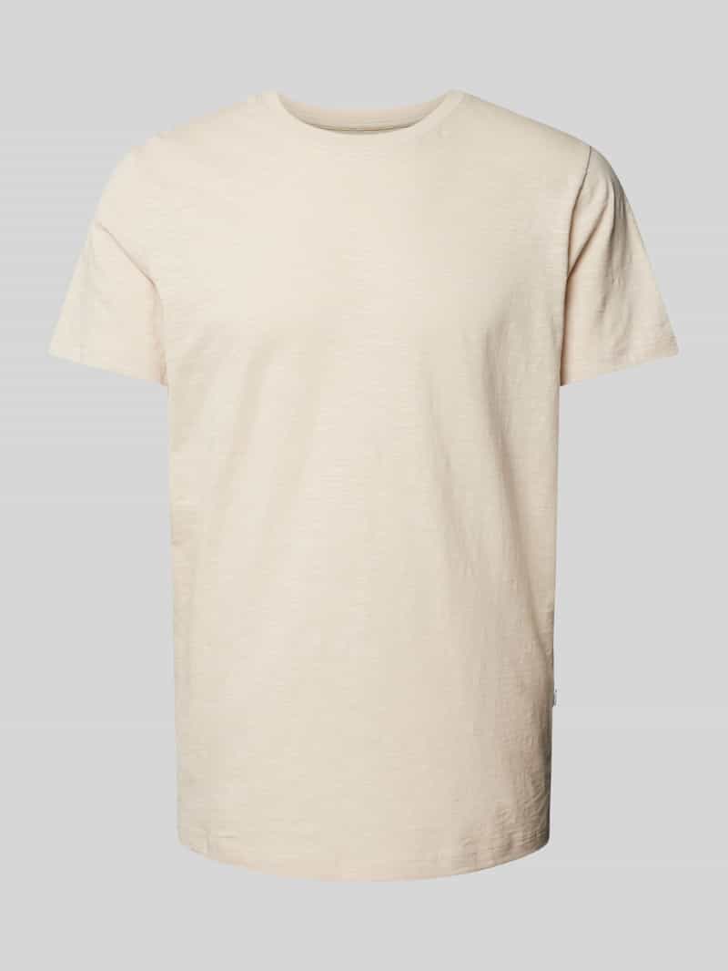 Selected Homme T-shirt met ronde hals, model 'ASPEN SLUB'