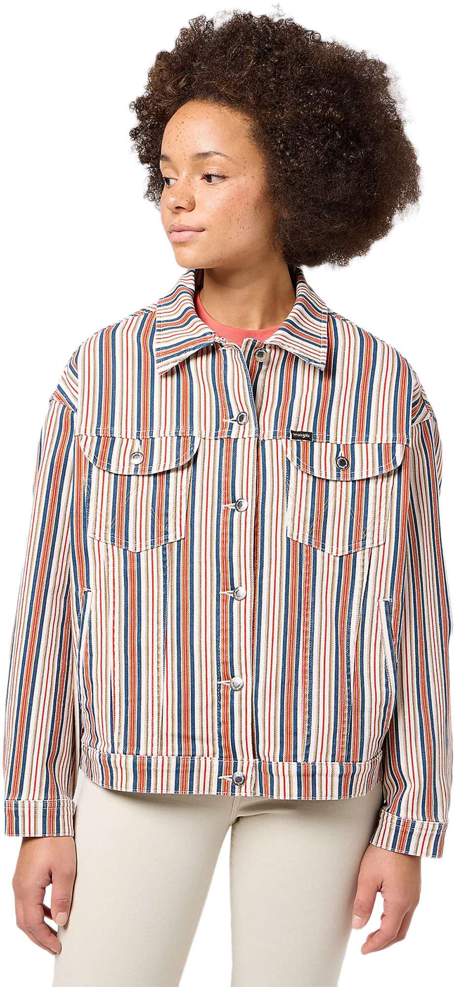 Wrangler Girlfriend jacket americana striped