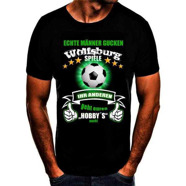 Shirtbude Fußball verein Wolfsburg Print tshirt
