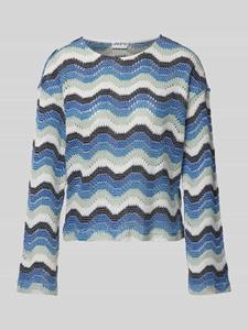 Jake*s Casual Gebreide pullover met ajourpatroon