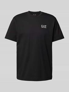 EA7 Emporio Armani T-shirt met labelprint