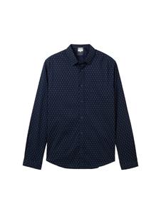 Tom Tailor Fitted printed strech shirt dessin