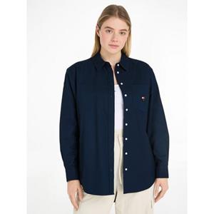 TOMMY JEANS Top TJW BADGE BOYFRIEND SHIRT