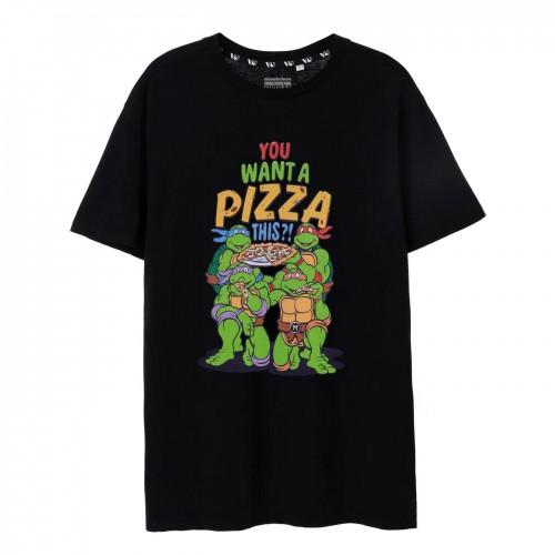 Teenage Mutant Ninja Turtles Mens You Want A Pizza This T-Shirt