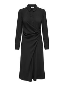 Jacqueline de Yong Jdyrizz ls wrap shirt dress wvn ex -