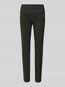 RAFFAELLO ROSSI Slim fit stoffen broek met ritszakken, model 'Otti'