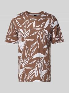 Jack & Jones Premium T-shirt met geribde ronde hals