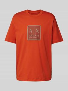 Armani Exchange T-shirt met labelprint