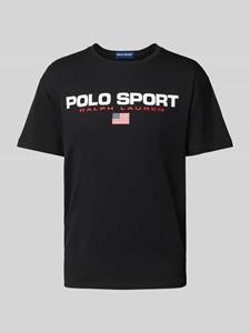 Polo Sport T-shirt met labelprint