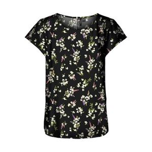 Vero Moda Blouse met korte mouwen VMSAKI SS ZIP TOP AOP WVN GA NOOS