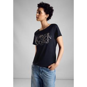 STREET ONE T-shirt met belettering