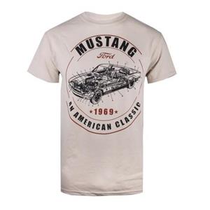 Ford heren Mustang katoenen T-shirt
