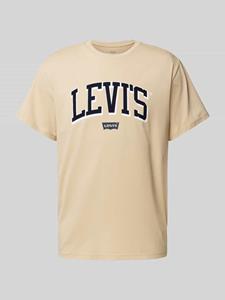 Levi's T-shirt met labelprint, model 'RELAXED BABY TAB'