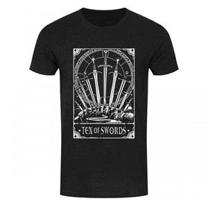 Deadly Tarot Dodelijke Tarot Heren Tien van Zwaarden T-shirt