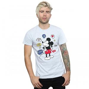 Disney Heren Mickey Mouse Tong Katoen T-Shirt