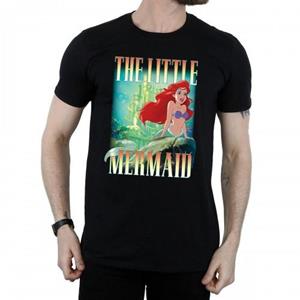 The Little Mermaid De kleine zeemeermin Ariel Montage katoenen T-shirt voor heren