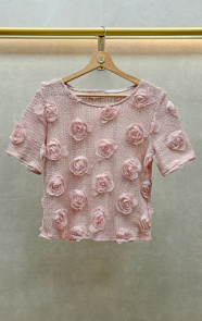 The Musthaves Exclusive Rose Top Dust Pink