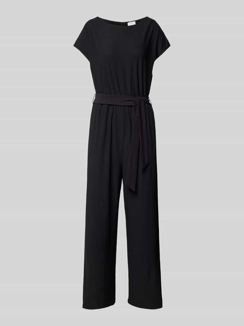 Jake*s Collection Jumpsuit met strikceintuur