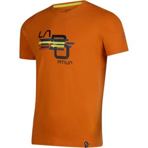 La sportiva Heren Stripe Cube T-Shirt