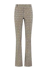 Helena Hart Broek flair print disc 7512disc sand