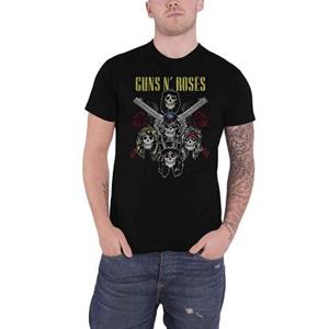 Guns N' Roses Guns N Roses Unisex Volwassen Pistolen & Rozen Katoen T-Shirt