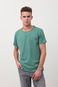 Keep Out Heren T-shirt met ronde hals groen