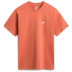 Vans  Left Chest Logo Tee - T-shirt, rood