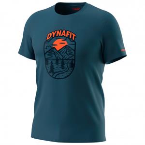 Dynafit  Graphic Cotton S/S Tee - T-shirt, blauw