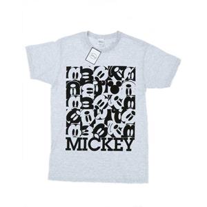 Disney heren Mickey Mouse raster T-shirt