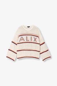 Alix The Label Ajour pullover soft white -