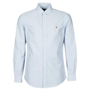 Polo Ralph Lauren Overhemd Lange Mouw  CHEMISE AJUSTEE EN OXFORD COL BOUTONNE LOGO PONY PLAYER MULTICO