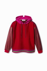 Desigual Hybride sweatshirt - RED