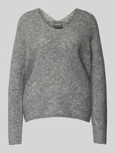 MOS MOSH Gebreide pullover met V-hals, model 'THORA'