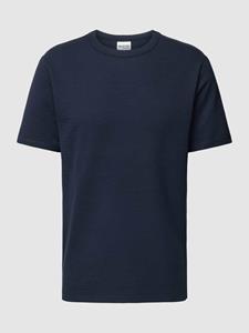 Selected Homme T-shirt met structuurmotief, model 'SANDER'