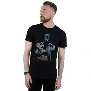 Batman heren close-up katoenen T-shirt